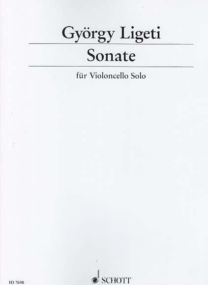 Ligeti Gyorgy - Sonate Pour Violoncelle Seul