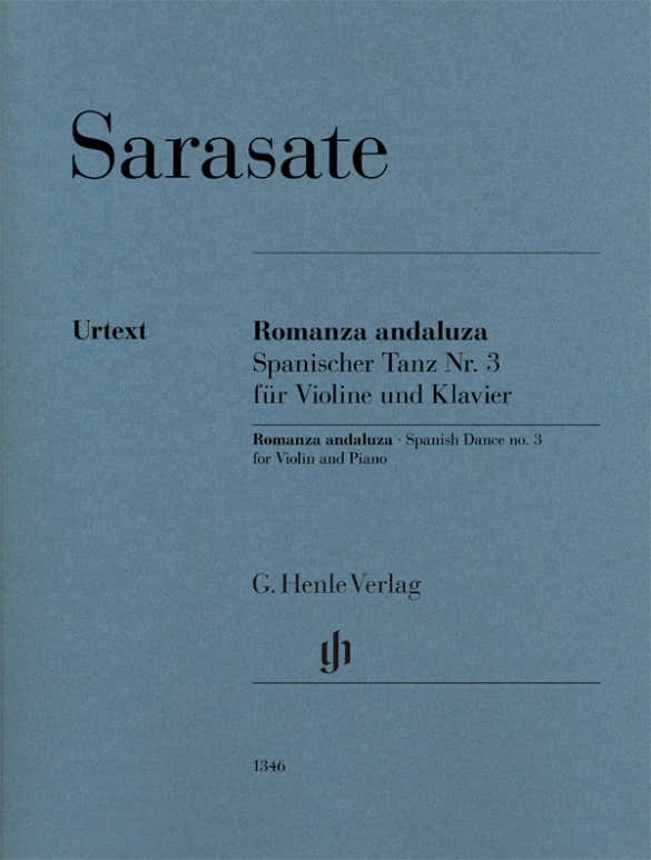 SARASATE PABLO - Romanza andaluza - Danza española n.3 - Violín y piano