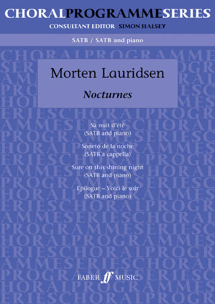 Lauridsen Morten - Nocturnes - Mixed Voices Satb (par 10 Minimum)