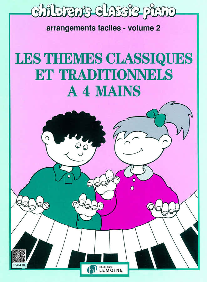 Heumann HANS-gunter - Les Themes Classiques et Traditionnels A 4 Mains Vol.2 - Piano 4 Mains