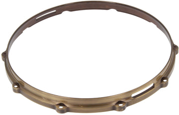 Hdc3-14-10Svbb 14" 10 Holes Snare Side 3Mm Die Cast Drum Hoop Vintage Brushed Brass