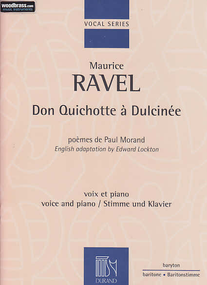 Ravel Maurice - Don Quichotte A Dulcinee - Baryton
