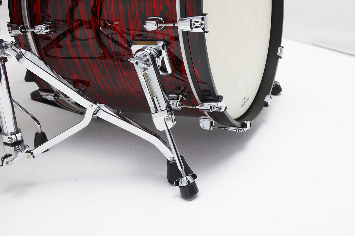 STARCLASSIC MAPLE STAGE 22 DRUM KIT CHROME SHELL HARDWARE RED OYSTER