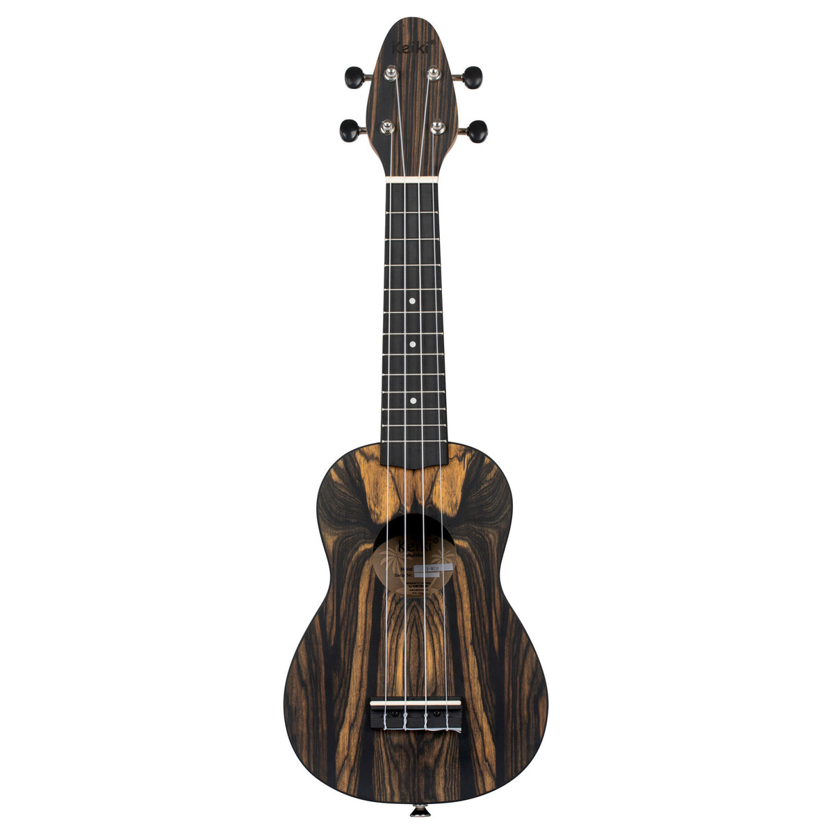 Ukelele soprano Keiki de ébano