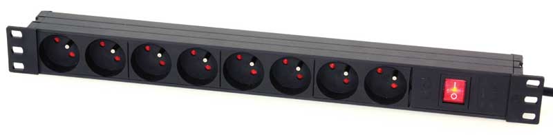 8-W LIGHTING BOX 19" RACK