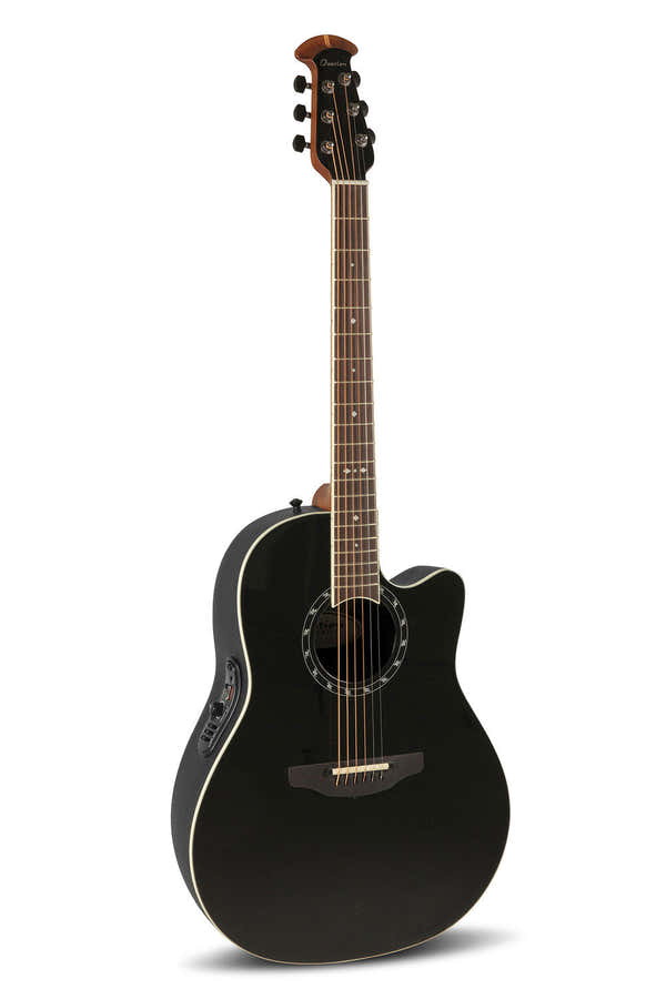 Guitarra Electro-Acústica Standard Balladeer Deep Contour Cutaway Negro