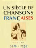 SIECLE CHANSONS FRANCAISES 1919-1929 - PVG