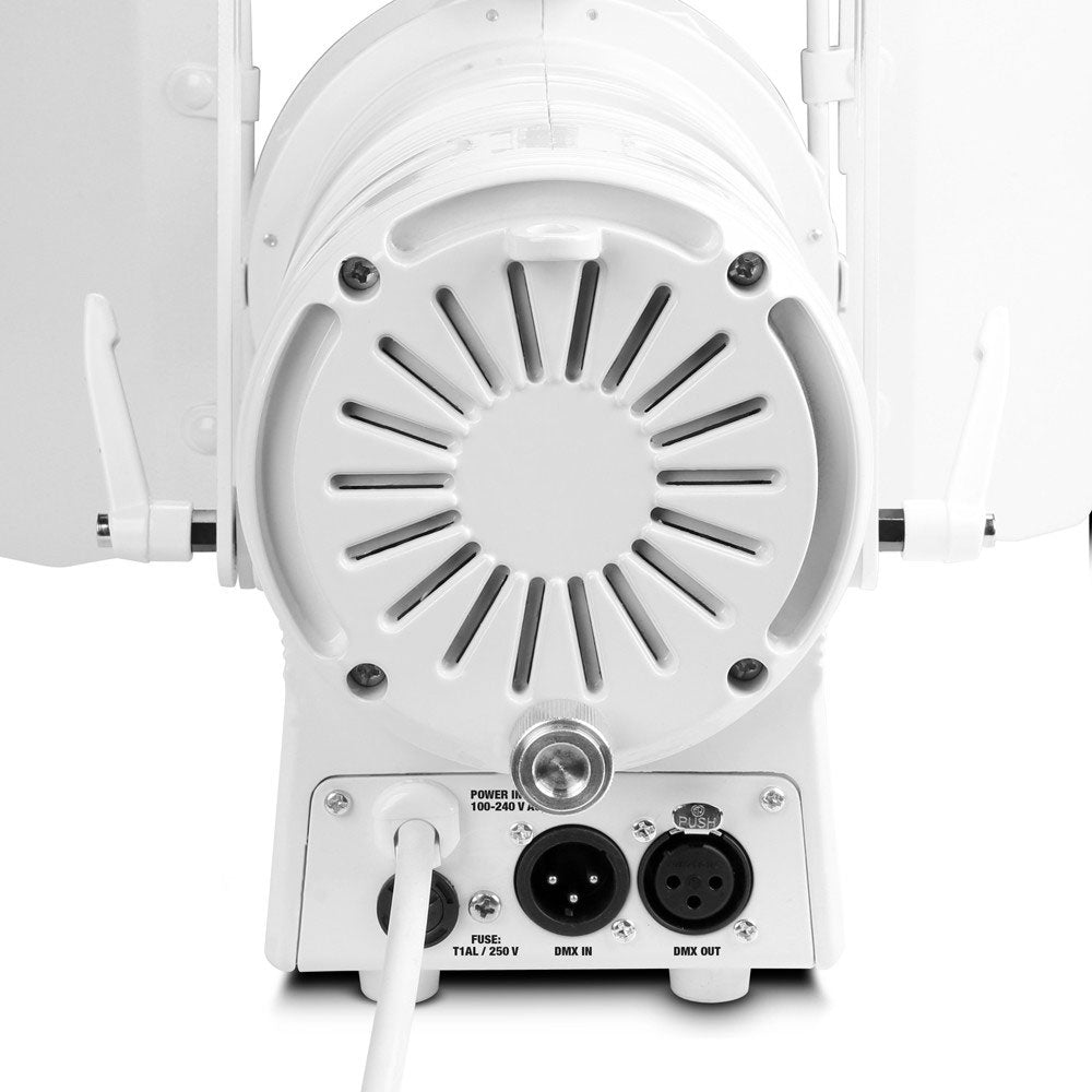 TS 40 WW WH - FOCOS DE TEATRO CON LENTE CONVEXA CONVEXA Y LED BLANCO CLIDO DE 40 W CARCASA BLANCA