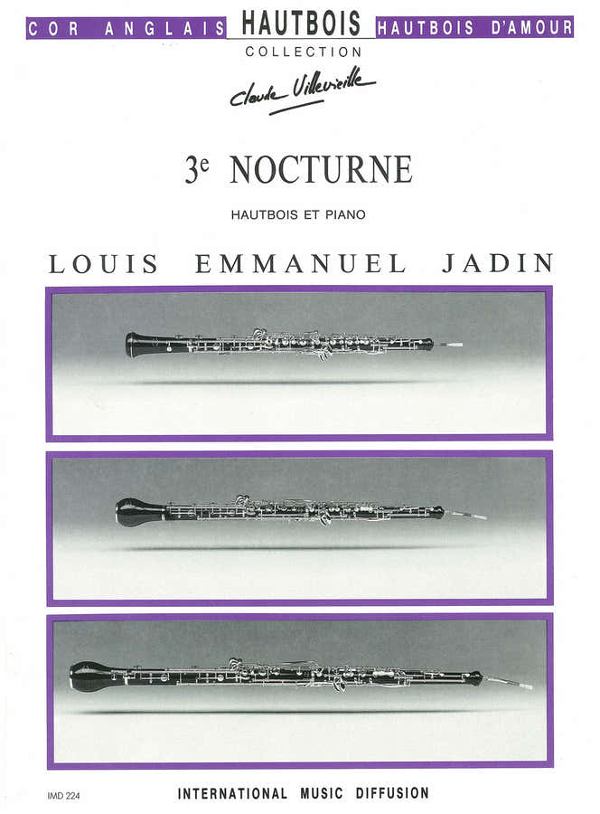 Jadin - 3° Nocturne - Hautbois & Piano