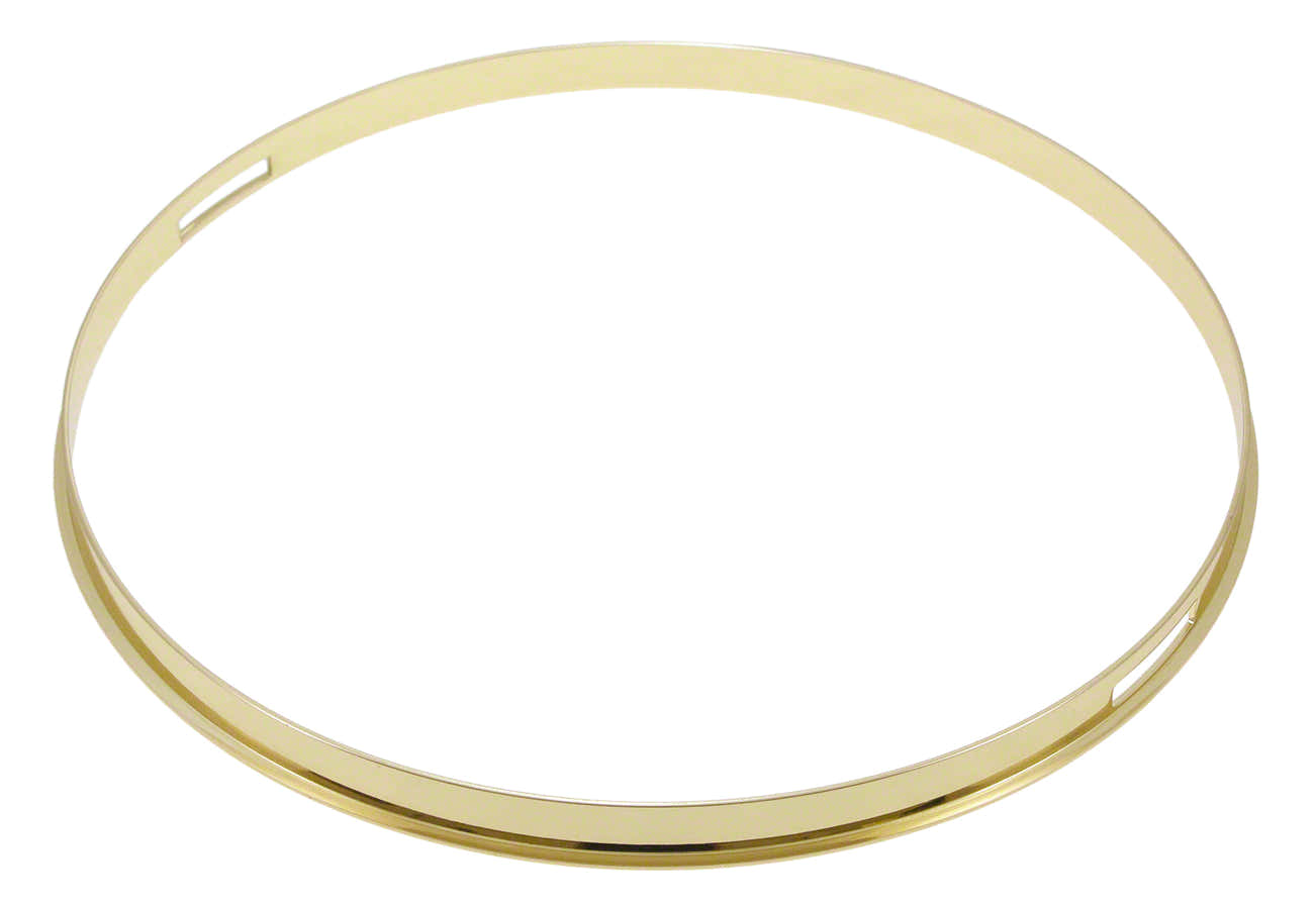 Aro de Acero 14" Lado de Caja Dorado 2.3mm Simple Flange