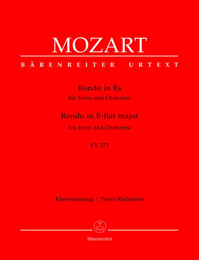 Moz W.A. - Rondo En Mib Majeur Pour Cor Et Orchestre Kv 371 - Cor Piano