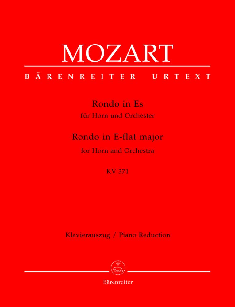 Moz W.A. - Rondo En Mib Majeur Pour Cor Et Orchestre Kv 371 - Cor Piano