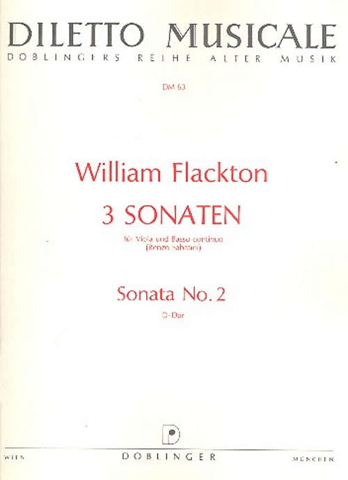Flackton William - Sonata D-dur - Alto & Piano