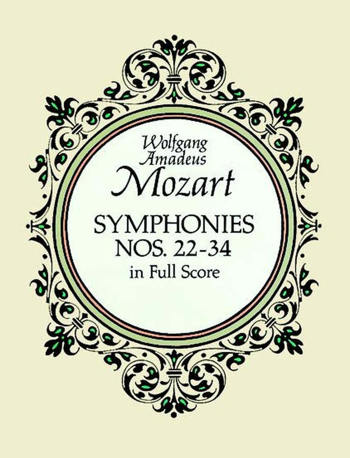 Mozart W.a. - Sinfonías N°22 A 34 - Partitura completa