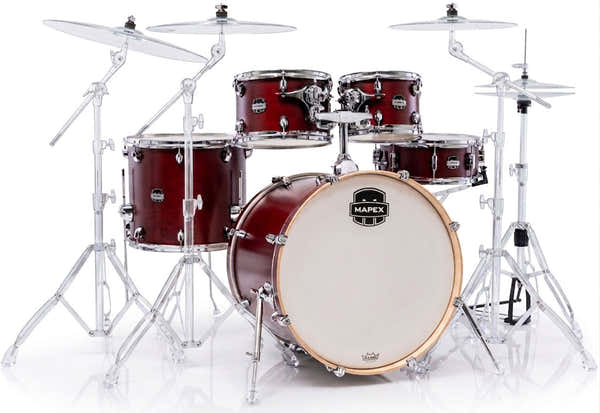 Mars Maple Pop Rock 5 Cascos Merlot Satinado