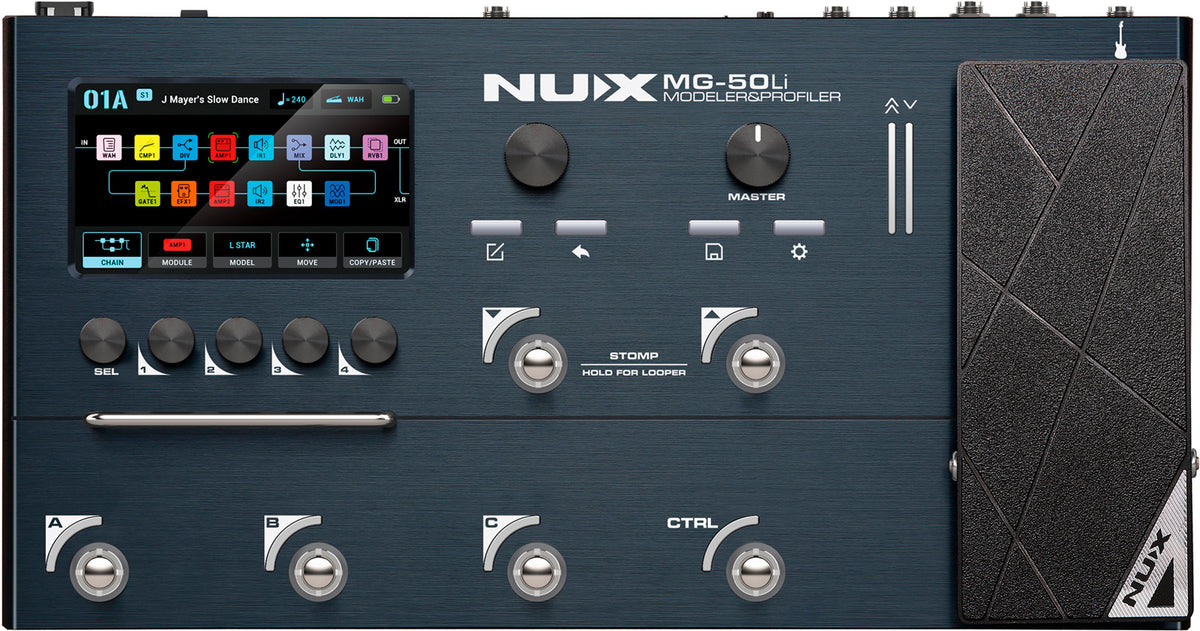 Nux MG-50Li Azul profundo