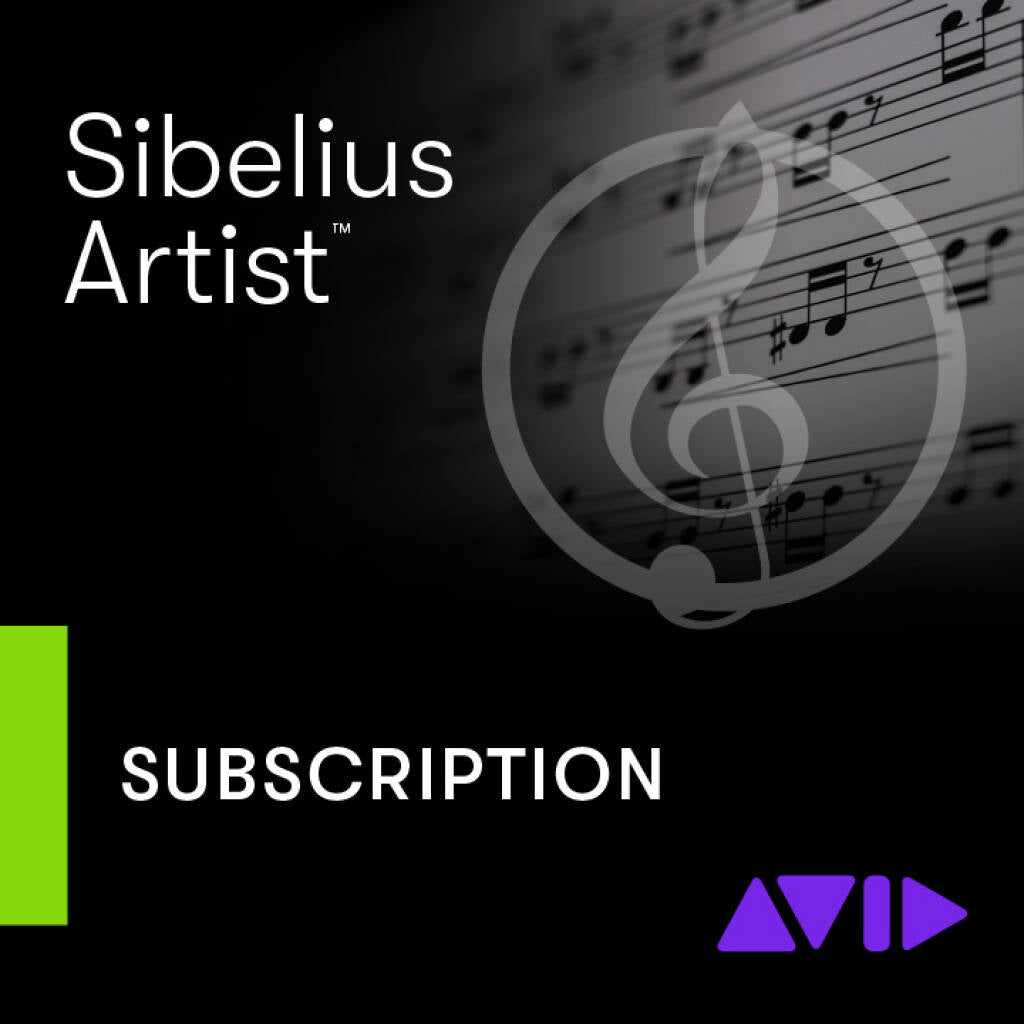 AVID Suscripción Artist de Sibelius 1Y