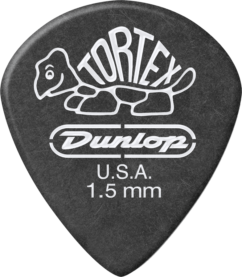 12 x 1,50mm Tortex Negro intenso Jazz III