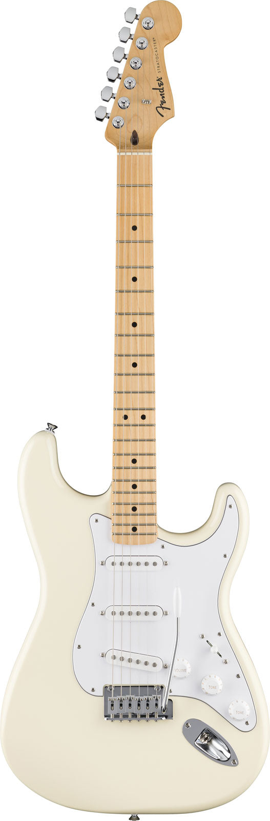 Fender Standard Stratocaster MN Golpeador Blanco Olympic White