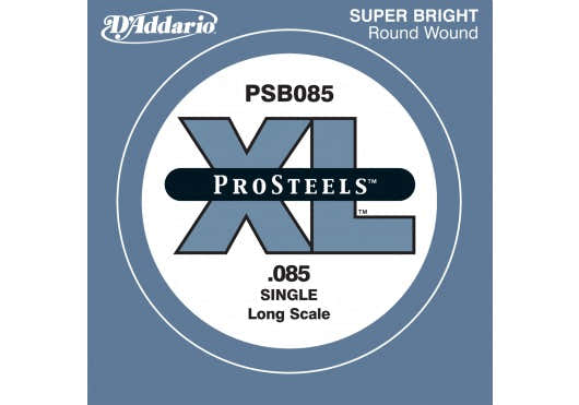 PSB085 PROSTEELS BASS GUITAR SINGLE STRING LONG SCALE .085