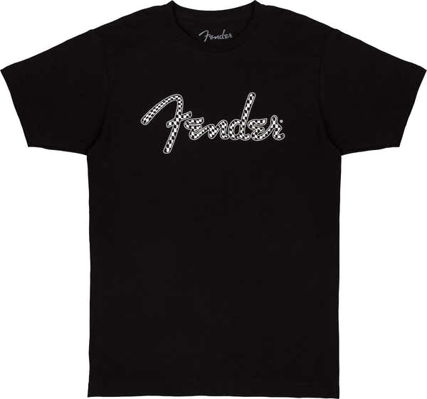 Fender Spaghetti Wavy Checker Logo Tee