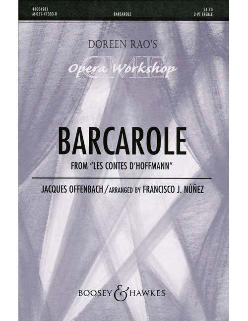 Offenbach - Barcarole - 2-part Treble Voices (sa) et Piano