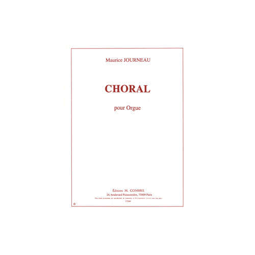 Journeau - Choral Op.17 - Orgue