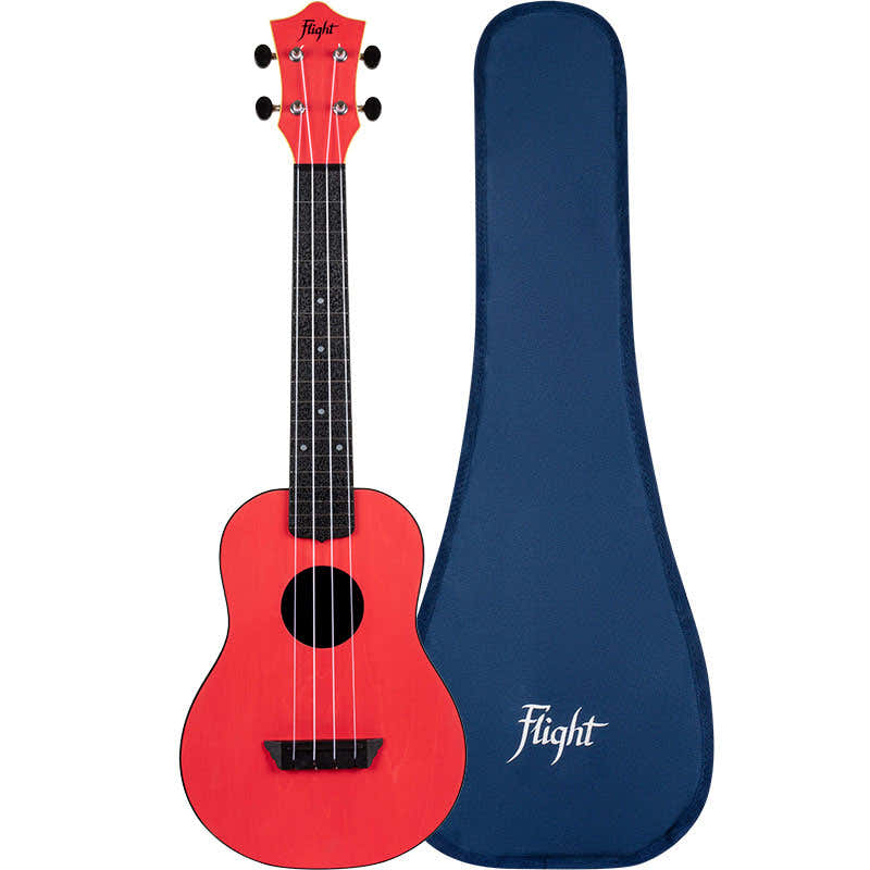 Tuc35 Travel Concert Ukulele - Rojo