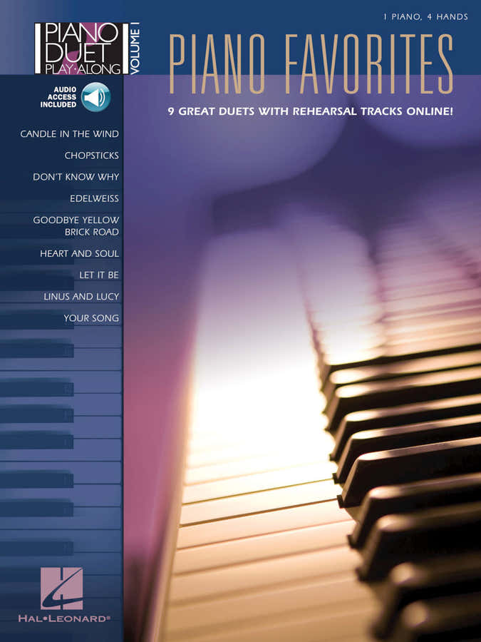 PIANO DUET PLAY ALONG VOL.1 - FAVORITES 9 DUETS + AUDIO EN LIGNE