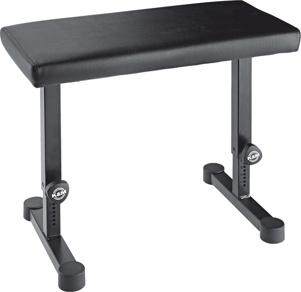 K&M Banqueta para teclado 14085 Negro