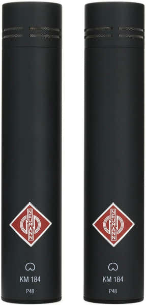 Neumann KM 184 Conjunto estéreo Negro