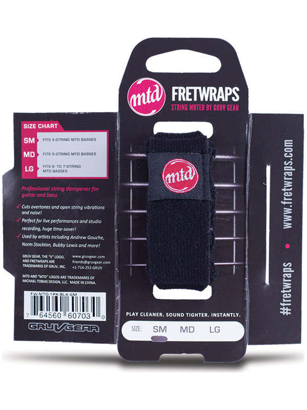 FretWraps MTD Negro - Grande