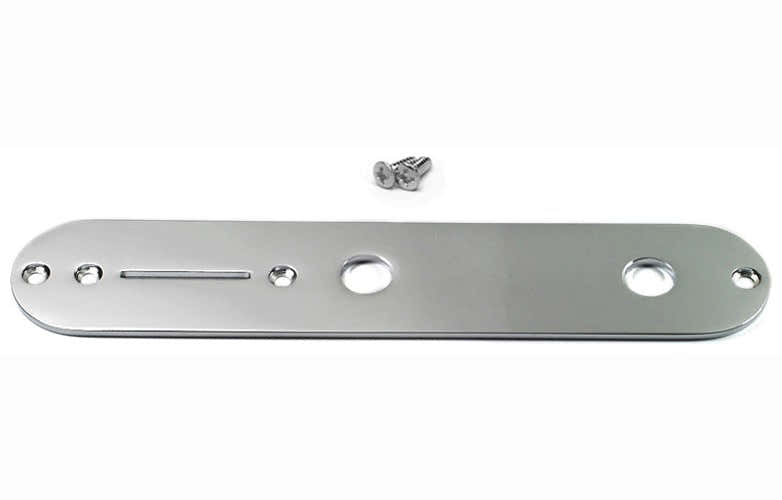GOTOH placa de control Tele cromada (agujeros 9.6MM)