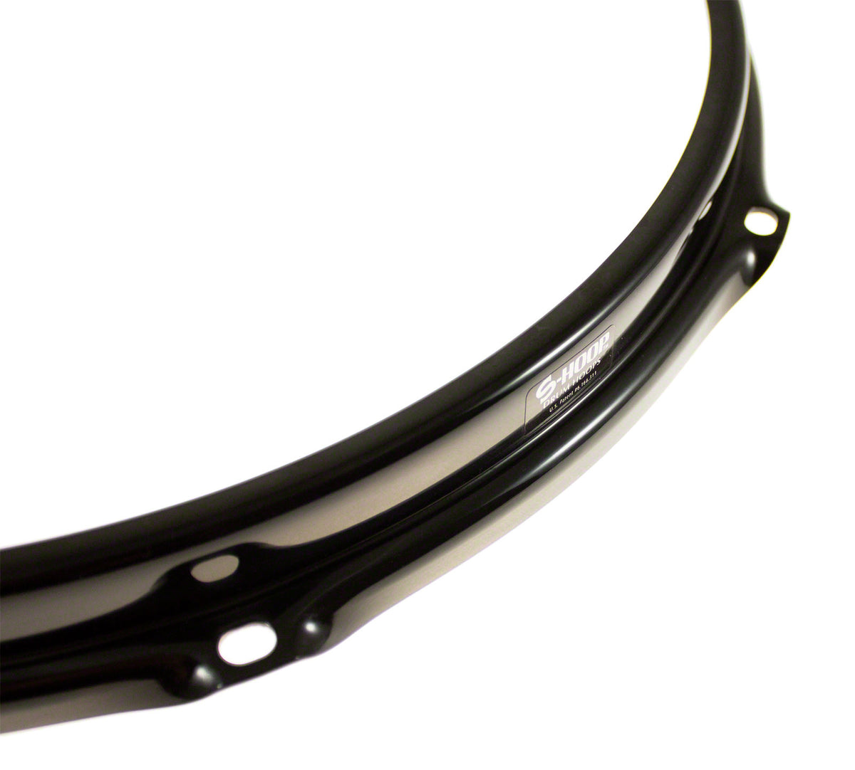 SH148-BLK HOOP 14" 8 HOLES - BLACK