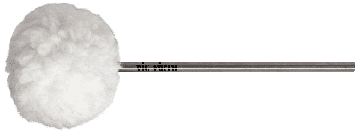 Vic Firth VKB3 Maza De Bombo Con Cabeza De Lana Suave