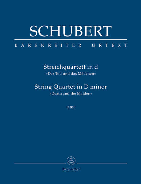 Schubert F. - La Jeune Fille et La Mort D 810 - Score