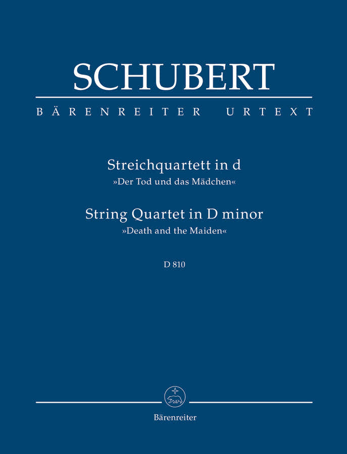 Schubert F. - La Jeune Fille et La Mort D 810 - Score