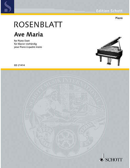 ROSENBLATT A. - AVE MARIA - PIANO