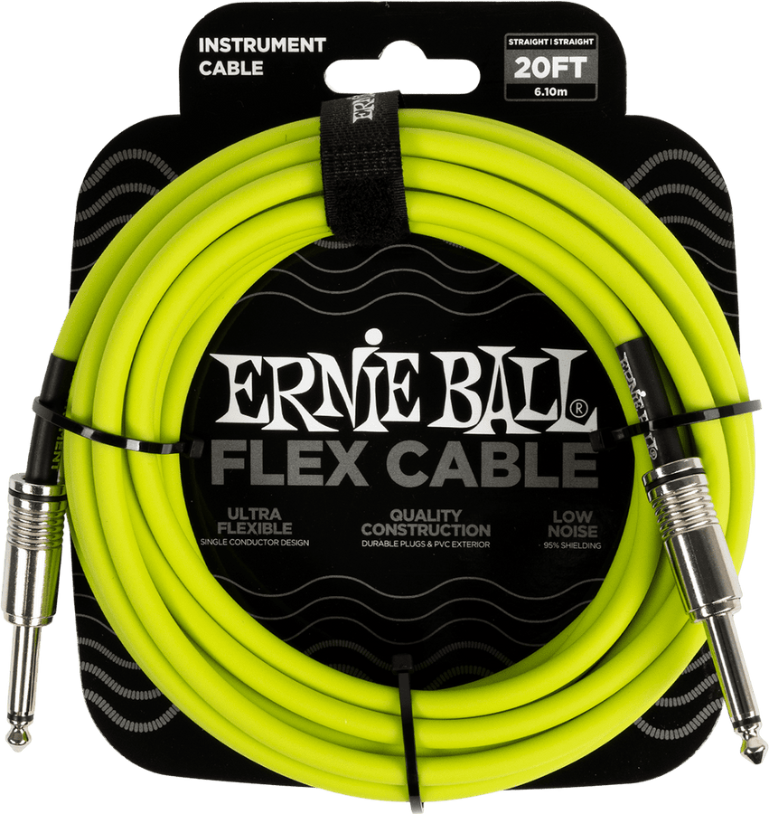 Cables de Instrumento Flex Jack/jack 6M Verde