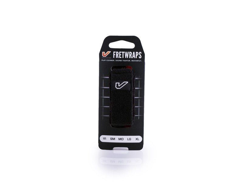 Fretwraps String Muter- 1 Paquete Negro (mediano)
