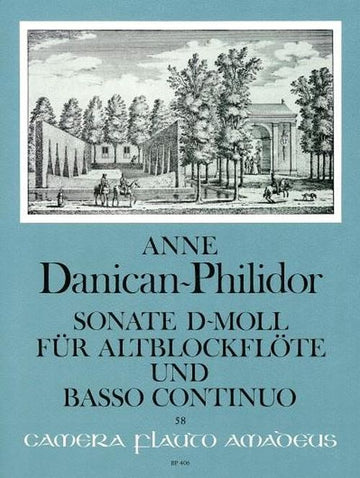 DANICAN-philidor Anne - Sonata en re menor para flauta dulce alto y bajo continuo