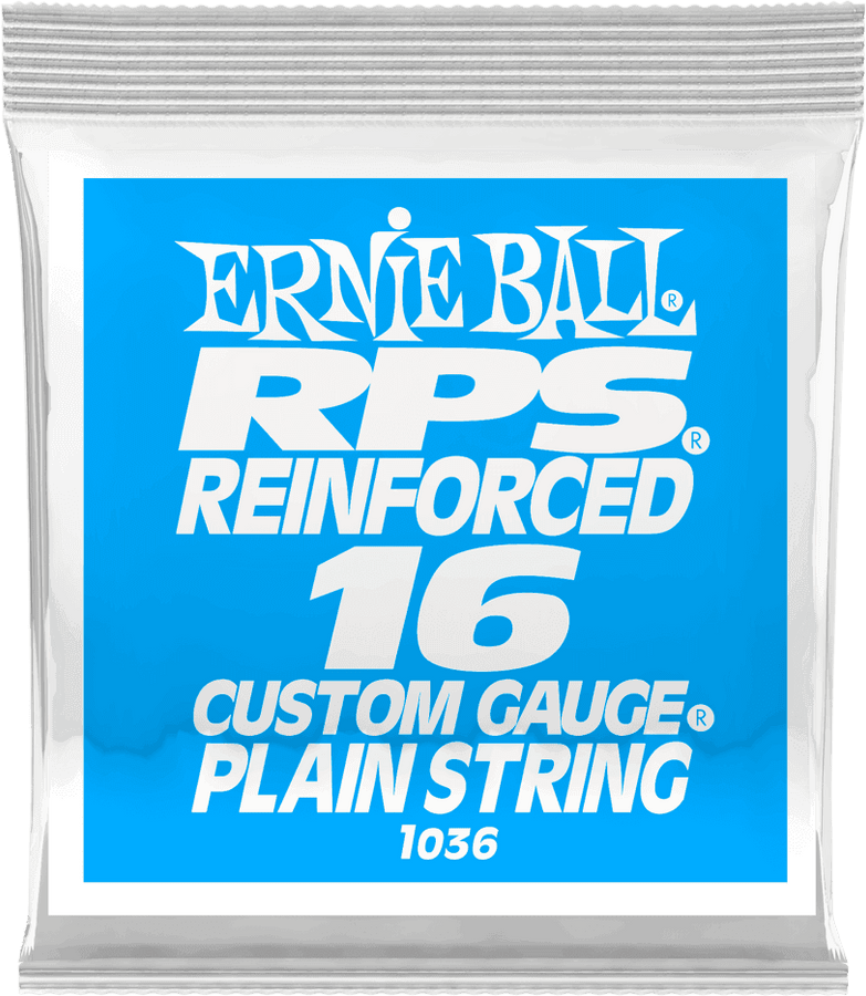 .016 RPS REINFORCED PLAIN ELECTRIC GUITAR STRINGS