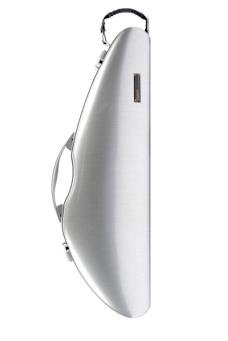 BAM Estuche de Violín 4/4 Hightech La Défense Slim - Aluminio Cepillado