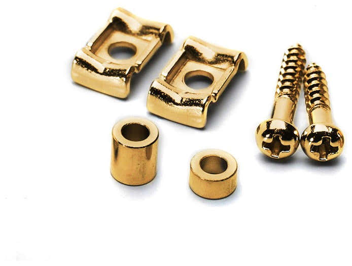 GOTOH retenedor de cuerdas "BUTTERFLY" dorado (2)