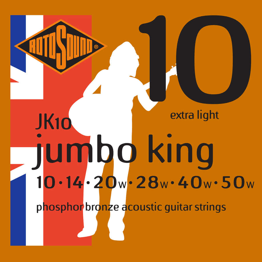 JUMBO KING JK10 PHOSPHOR BRONZE 1050