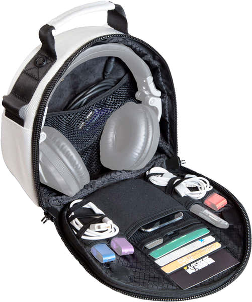 Bolsa blanca para auriculares