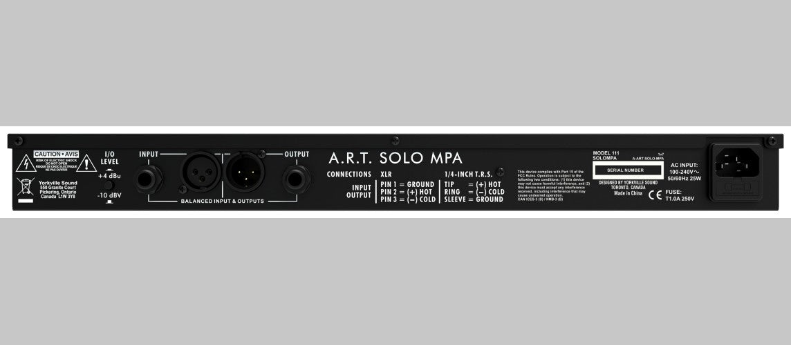 Solo MPA Multivoice Tue Preamplifier