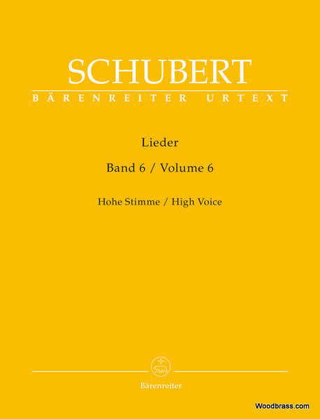Schubert F. - Lieder Vol.6 - High Voice