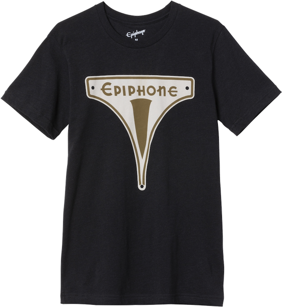 "M" Estilo de vida Camiseta con insignia vintage Negra