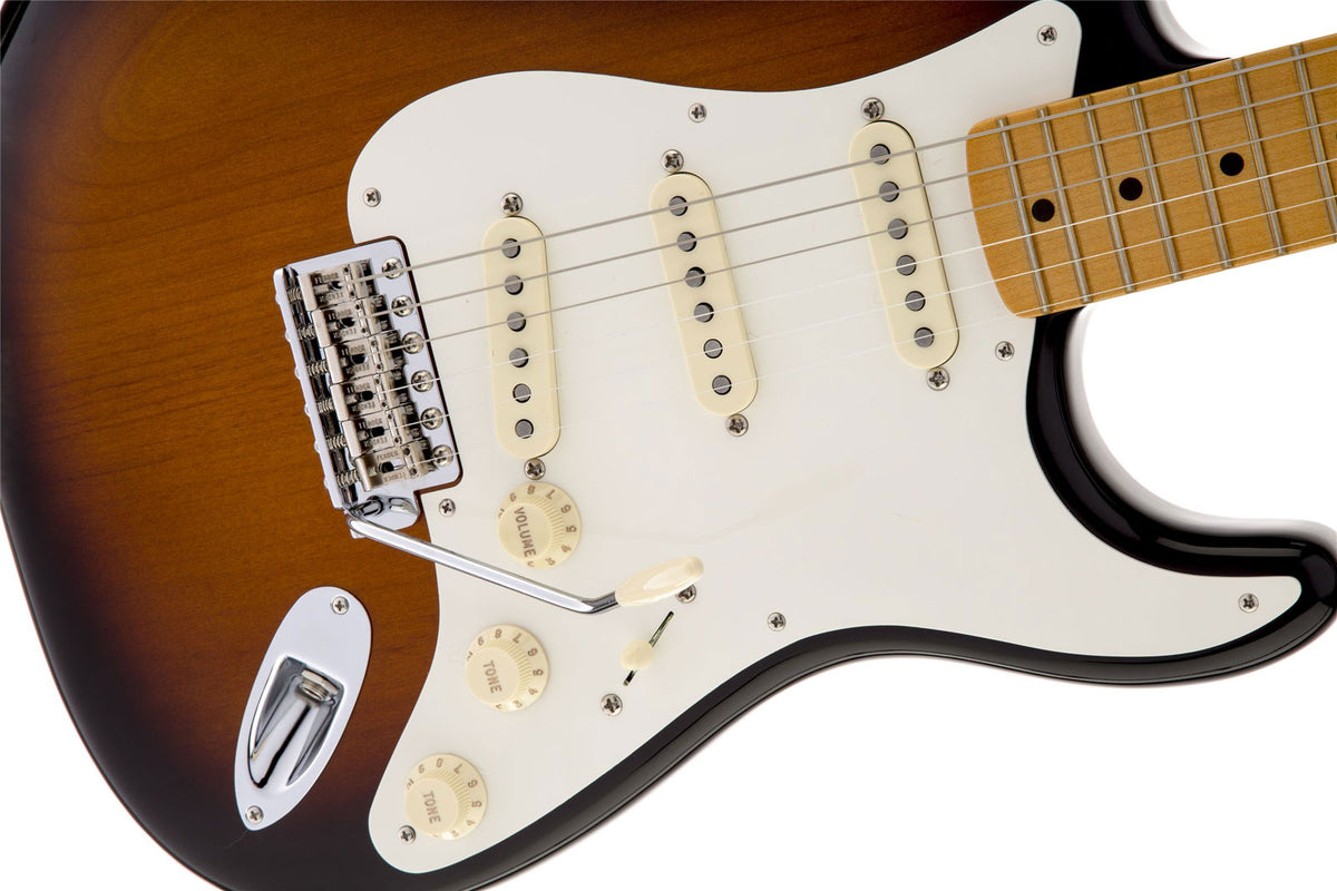 Eric Johnson Stratocaster Mn Sunburst de 2 colores